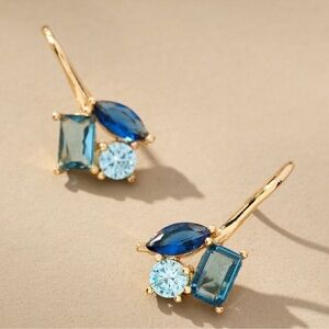 Anthropologie cluster crystal Earring
